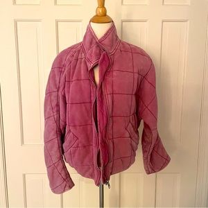 Rare  discontinued color FREE PEOPLE Dolmain Quilted Cotton Jacket